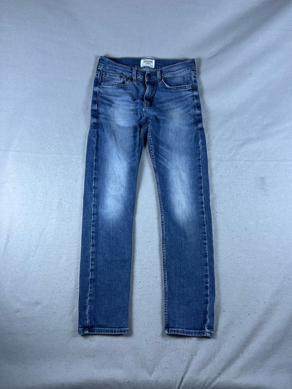 Denizen Levi's 208 Regular Taper Jeans Mens 28x30 Blue Medium Wash Denim Classic